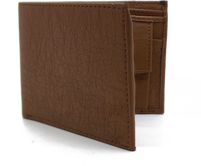 

NIetz Men Tan Genuine Leather Wallet(4 Card Slots)