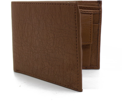 

NIetz Men Brown Genuine Leather Wallet(4 Card Slots)