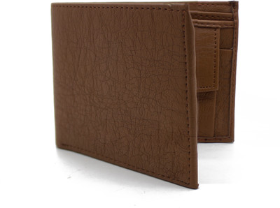 

NIetz Men Brown Genuine Leather Wallet(4 Card Slots)