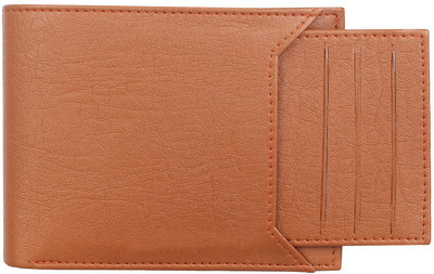 

First Man Men Brown Artificial Leather Wallet(6 Card Slots)