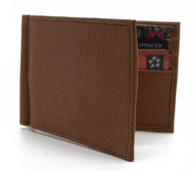 

NIetz Men Tan Artificial Leather Wallet(6 Card Slots)