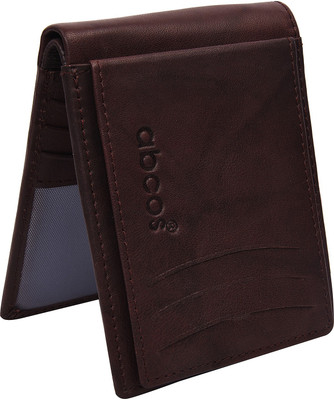 

abcos Men Black, Brown, Tan Genuine Leather Wallet(11 Card Slots)