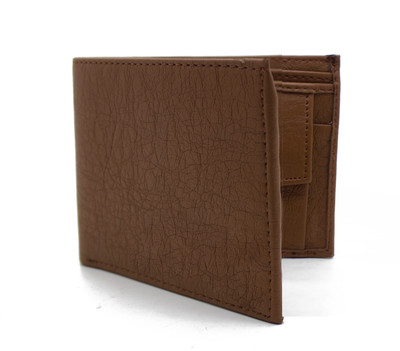 

NIetz Men Tan Genuine Leather Wallet(4 Card Slots), Brown