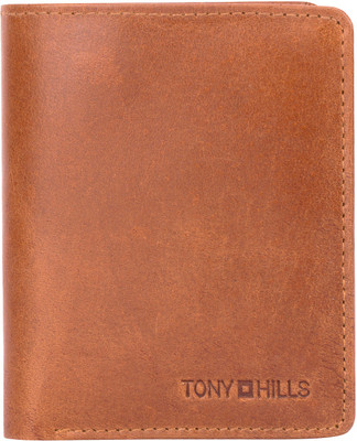 

Tony Hills Men Brown Genuine Leather Wallet(7 Card Slots)