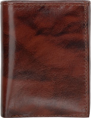 

AspenLeather Men Brown Genuine Leather Wallet(4 Card Slots)