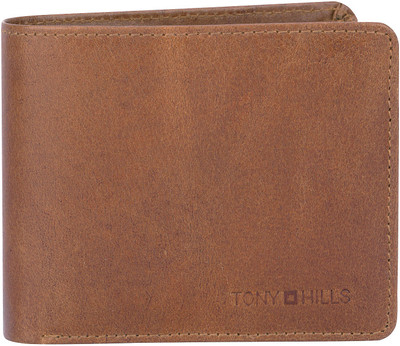 

Tony Hills Men Brown Genuine Leather Wallet(6 Card Slots)