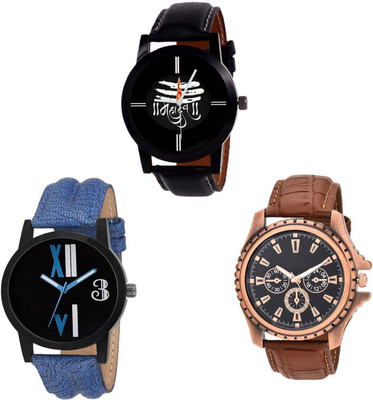 

just like Set Of 3 Cronograph Pattern Watch For boy and men Watch - For Boys