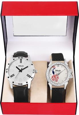 

Mikado Exclusive Combo design couple watch for Men and Women Watch - For Men & Women
