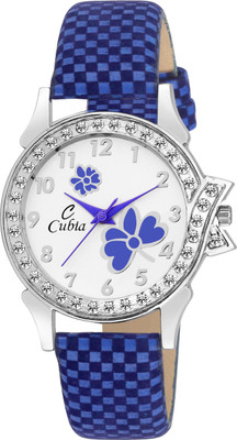 

Cubia CB-1294 New Studded Watch For Girls with Blue Check Strap Watch - For Girls