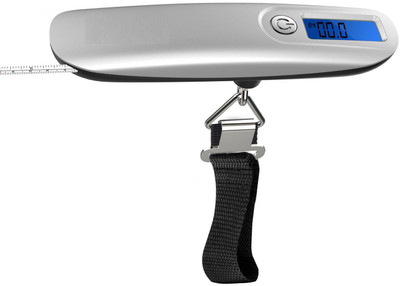 

IGADG High Accuracy LCD Luggage Scale with Measuring Tape Weighing Scale(Silver)