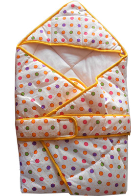 

Tinchuk New Born Baby Premium Soft Cotton Fabric Baby Hooded Wrapper /Sleeping Bag / Blanket /Towel (0-18 Months) Bunting Bag(Yellow)