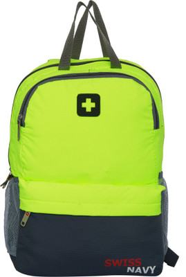 

SWISS NAVY Essential 19 L Laptop Backpack(Green), Neon green