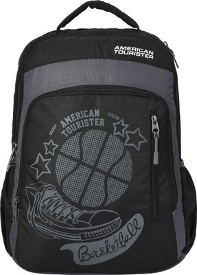 

American Tourister Pop 01 36 L Backpack(Black), Dark black