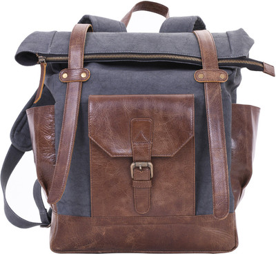 

Krashell kreshall leather Backpack Bag 12 L Backpack(Brown)