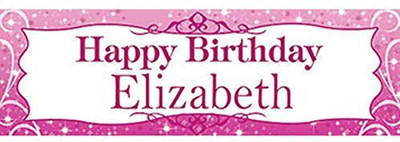 

PARTY PROPZ PRINCESS THEME PERSONALIZE BANNER Banner(10 ft, Pack of 1)