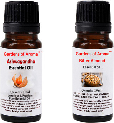 

Gardens Of Aroma Ashwagandha And Bitter Almond(20 ml)