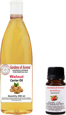 

Gardens Of Aroma Strawberry Essential Oil And Walnut Carrier Oil(210 ml)
