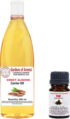

Gardens Of Aroma Pine Essential Oil And Sweet Almond Carrier Oil(210 ml)