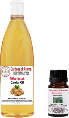 

Gardens Of Aroma Katuvira Essential Oil And Walnut Carrier Oil(210 ml)