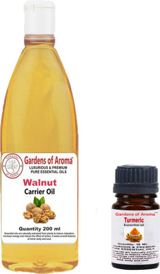 

Gardens Of Aroma Turmeric Essential Oil And Walnut Carrier Oil(210 ml)