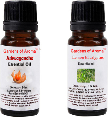 

Gardens Of Aroma Ashwagandha And Lemon eucalyptus(20 ml)