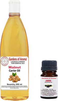 

Gardens Of Aroma Juniper Essential Oil And Walnut Carrier Oil(210 ml)