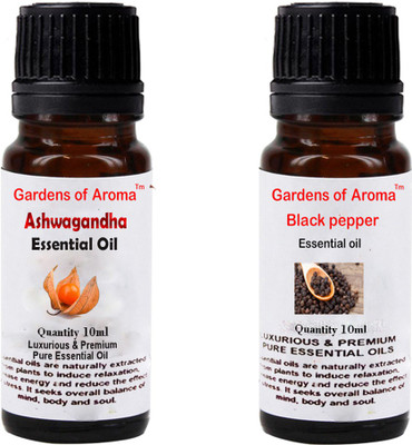 

Gardens Of Aroma Ashwagandha And Black pepper(20 ml)