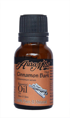 

AuraMist Cinnamonbark 100% Pure And Natural Therapeutic Undiluted Essential Oil - 15ml(15 ml)