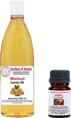 

Gardens Of Aroma Clove Esssential Oil And Walnut Carrier Oil(210 ml)