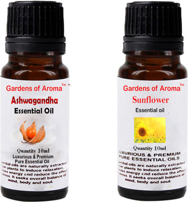 

Gardens Of Aroma Ashwagandha And Sunflower(20 ml)