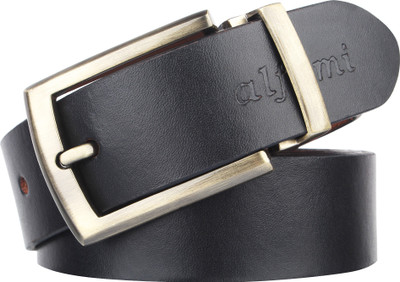 

Urban Alfami Men Formal, Casual, Party Black Genuine Leather Belt, Antique black