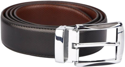 

Elegant Men Casual, Party, Formal Black Texas Leatherite Reversible Belt