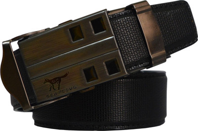 

Sun Shopping Men Formal Black Synthetic Belt