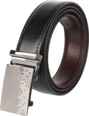 

Urban Alfami Men Formal, Casual, Party Brown Artificial Leather Reversible Belt, Texas black 02