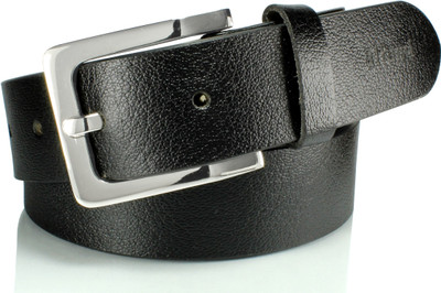 

Alfami Men Formal, Casual, Party Black Genuine Leather Belt, Executive black