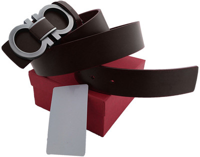 

SGE89 Men Casual, Party, Formal, Evening Maroon Genuine Leather Belt