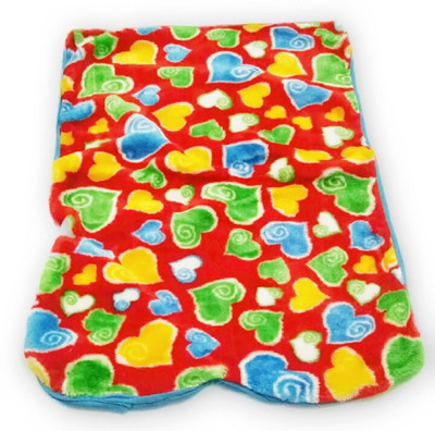 

SAA Fashion - The Celebrity Trend Self Design  Coral Blanket(Cotton, Red Yellow with Small Hearts