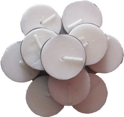 Paras Nx White tea light candle Candle(White, Pack of 100)