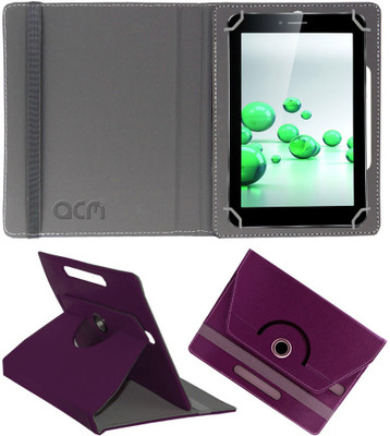ACM Book Cover for iBall Slide 3G Q45(Purple, Cases with Holder)