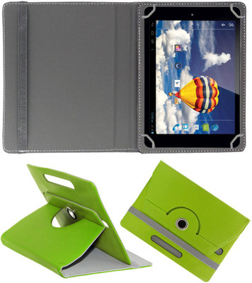 ACM Flip Cover for Iball 7803 Q900(Green, Cases with Holder, Pack of: 1)