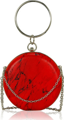 

Kleio Party Red Clutch