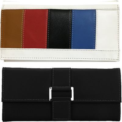 

Lady bar Casual Black, White Clutch