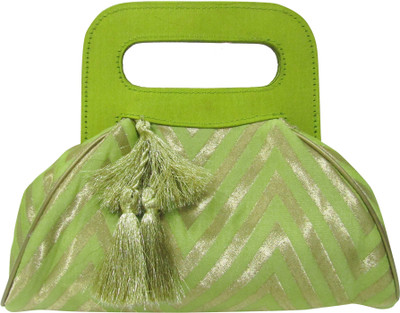 

Deepsum Party Green Clutch
