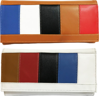 

Lady bar Casual White, Tan Clutch, Tan;white