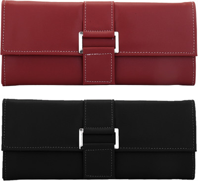 

Lady bar Casual Black, Maroon Clutch