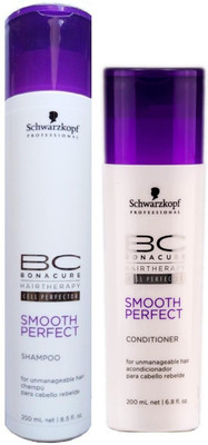 

Schwarzkopf BC Bonacure Smooth Perfect Shampoo (250ml) + Conditioner (200ml) (Pack of 2)(Set of 2)
