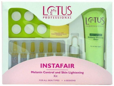 

Lotus Professional Instafair Facial Kit + Mixing Bowl + Brush + 1 Pair Gloves(Set of 1)