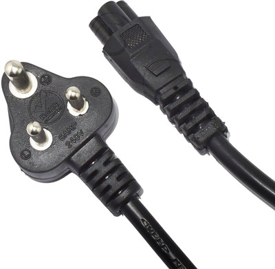 

Storite Laptop Power cable adapter Power Cord(Black)