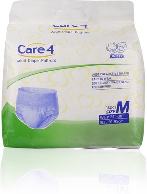 care 4 adult pant style diaper Adult Diapers - M(10 Pieces)