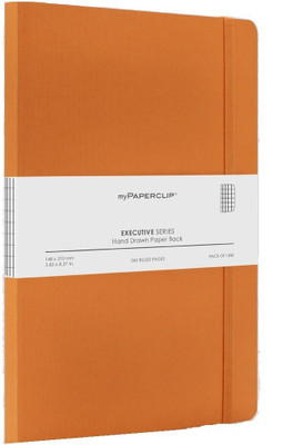 

Mypaperclip A5 Diary(EXECUTIVE SERIES A5 240 PAGES, Orange)
